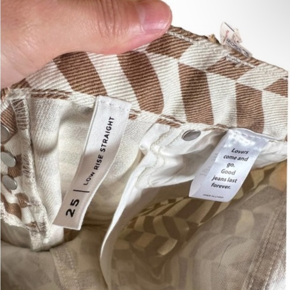 PacSun Brown Chevron Low Rise
Straight Leg Jeans - Picture 7 of 10